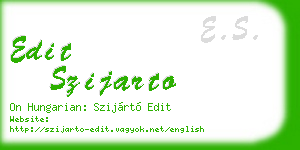 edit szijarto business card